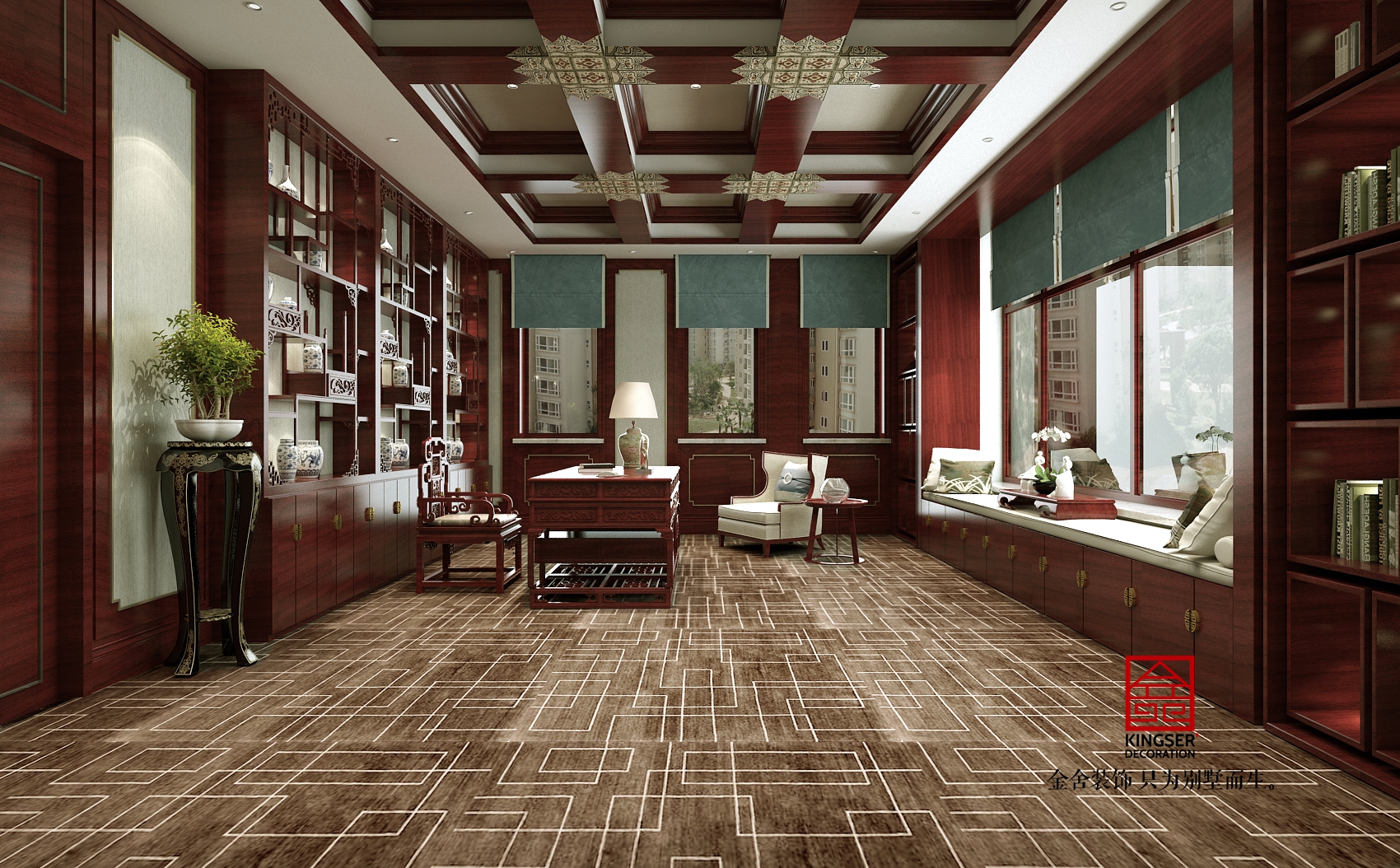 北苑800㎡別墅新中式風格設計圖