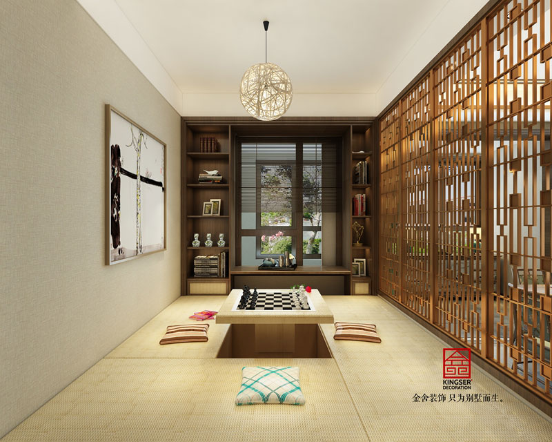 榮盛華府205平新中式設計效果圖