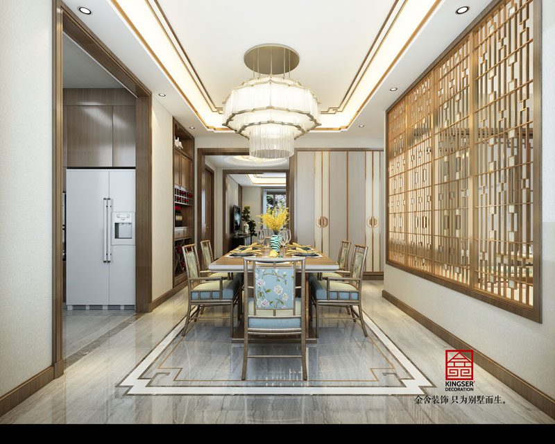 榮盛華府205平新中式設計效果圖