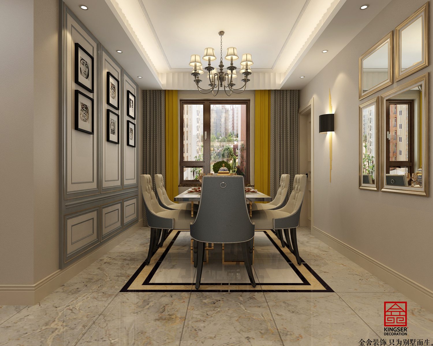 榮盛華府185平美式風(fēng)格