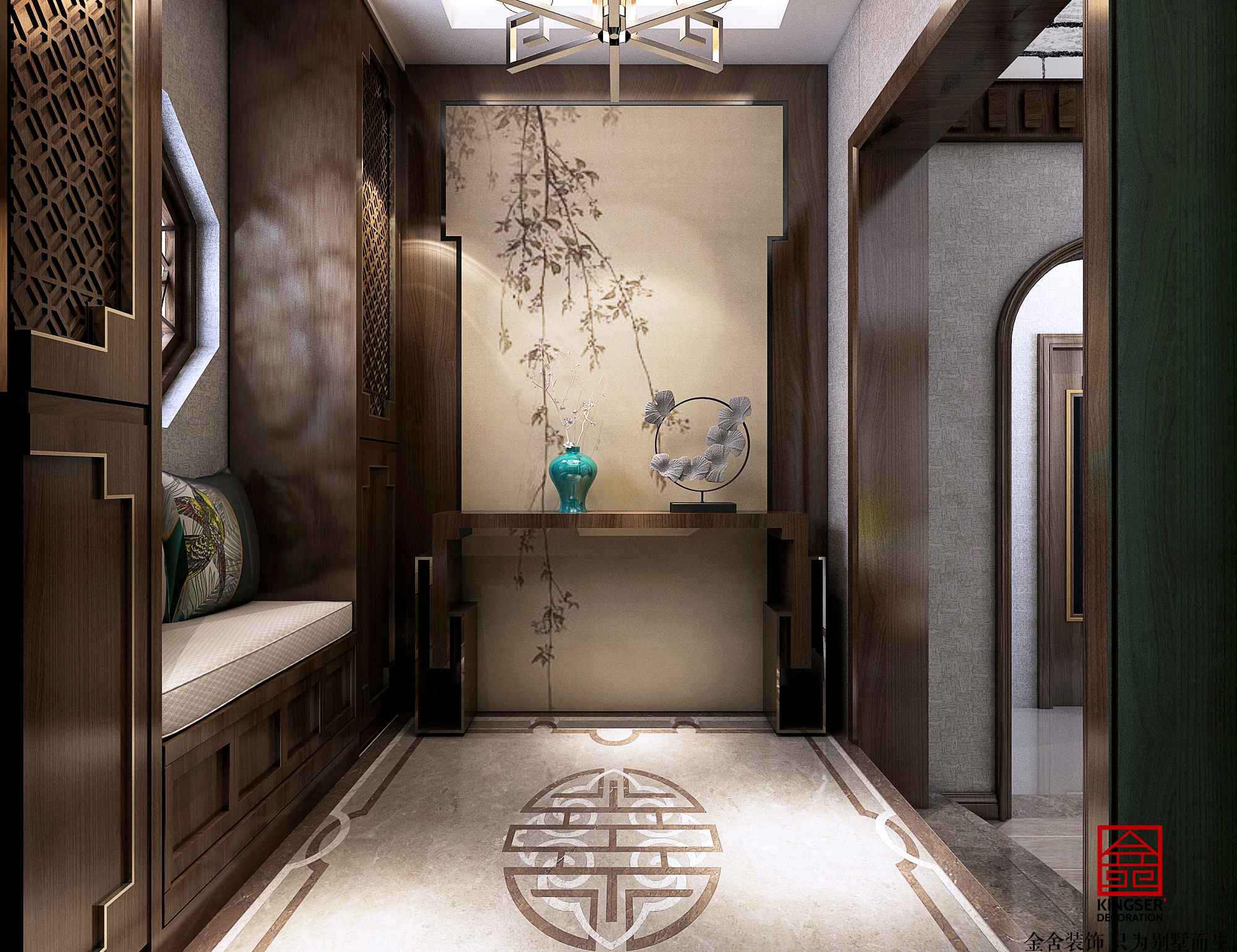 大者國山雅院180平新中式案例