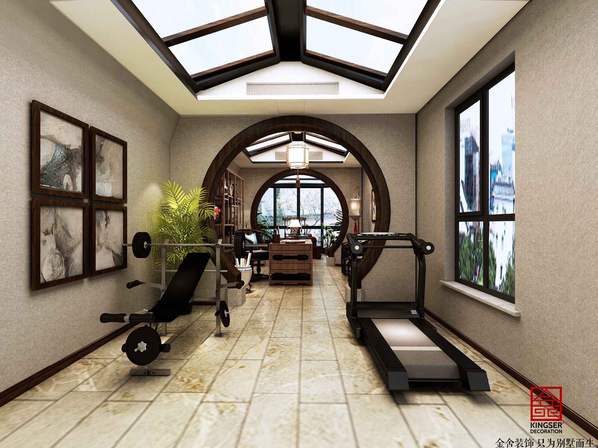 大者國山雅院180平新中式案例