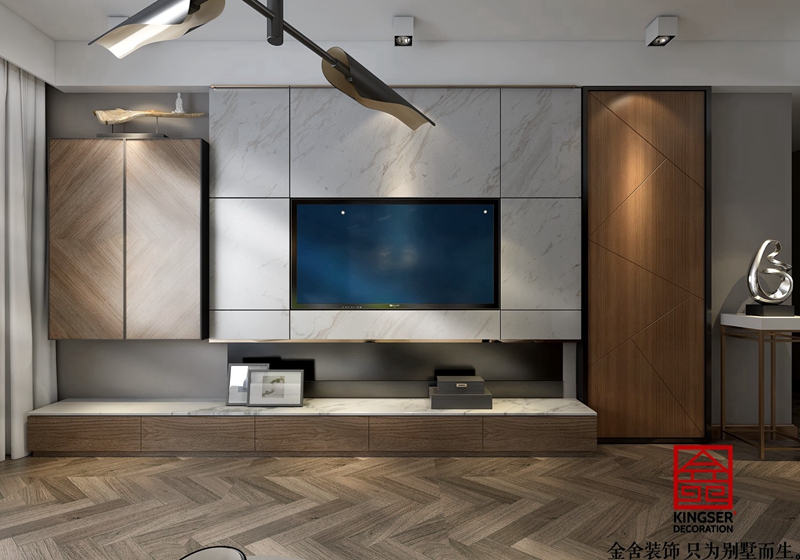 維多利亞三期156平現(xiàn)代簡約風格效果圖