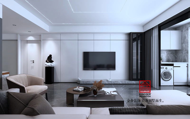 尚賓城173平現(xiàn)代簡約風(fēng)格裝修效果圖