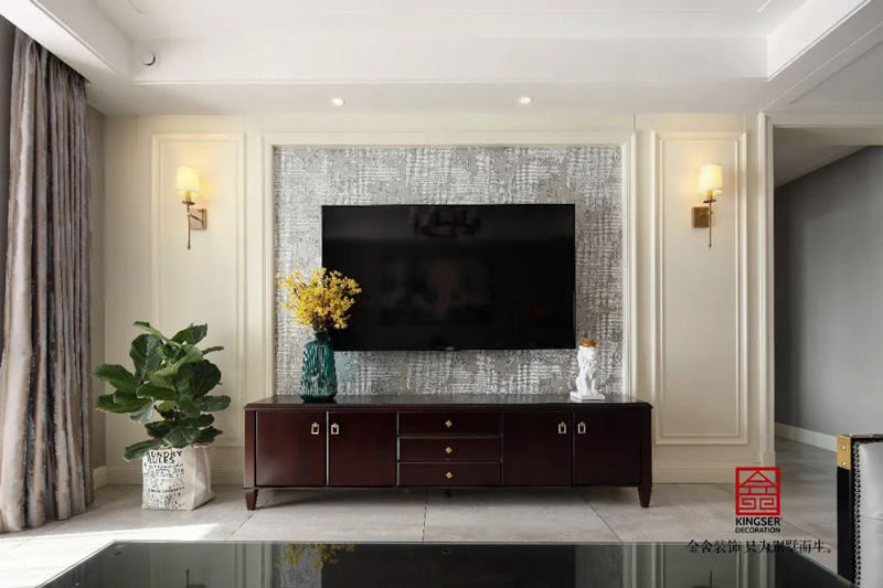 保利拉菲170㎡美式風格家裝實景圖