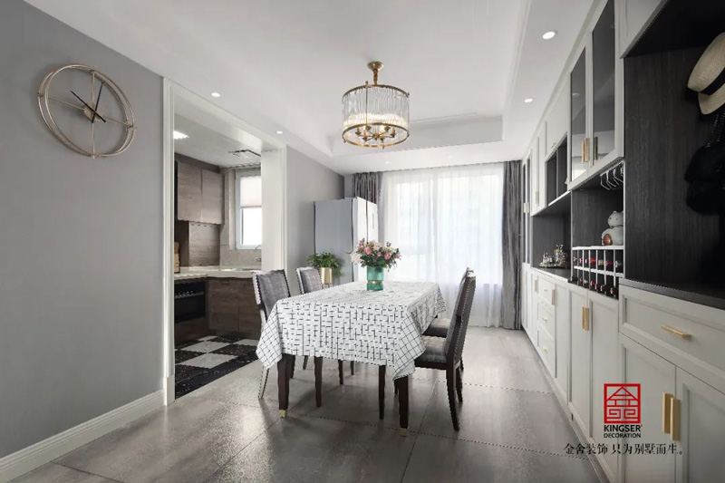 保利拉菲170㎡美式風格家裝實景圖