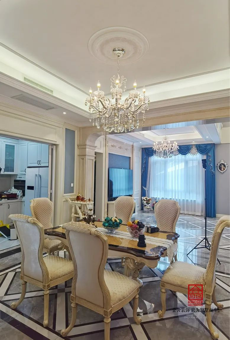 西山林語300㎡歐式風格別墅裝修實景圖