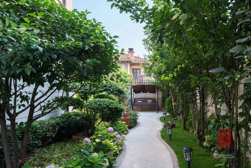 西山林語300㎡歐式風格別墅裝修實景圖