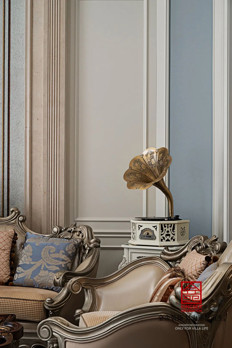 西山林語300㎡歐式風格別墅裝修實景圖