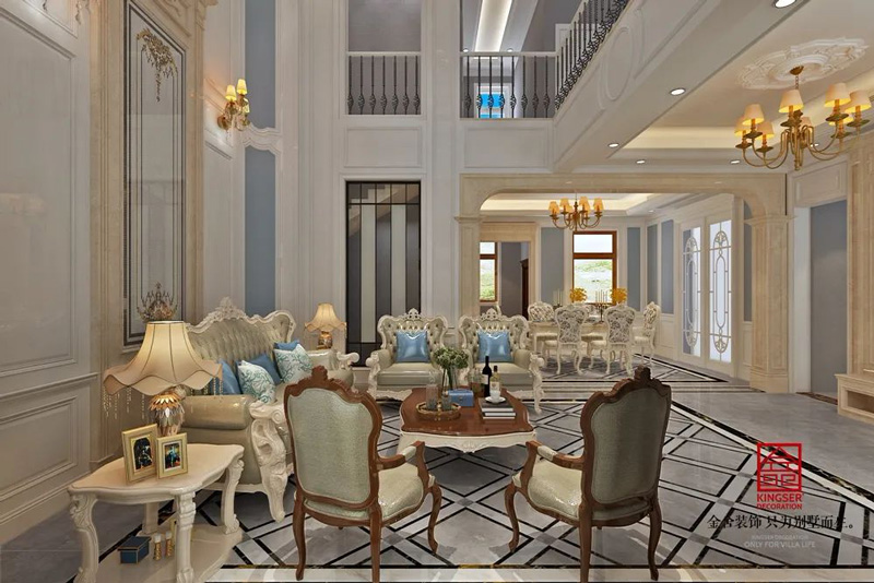 西山林語300㎡歐式風格效果圖