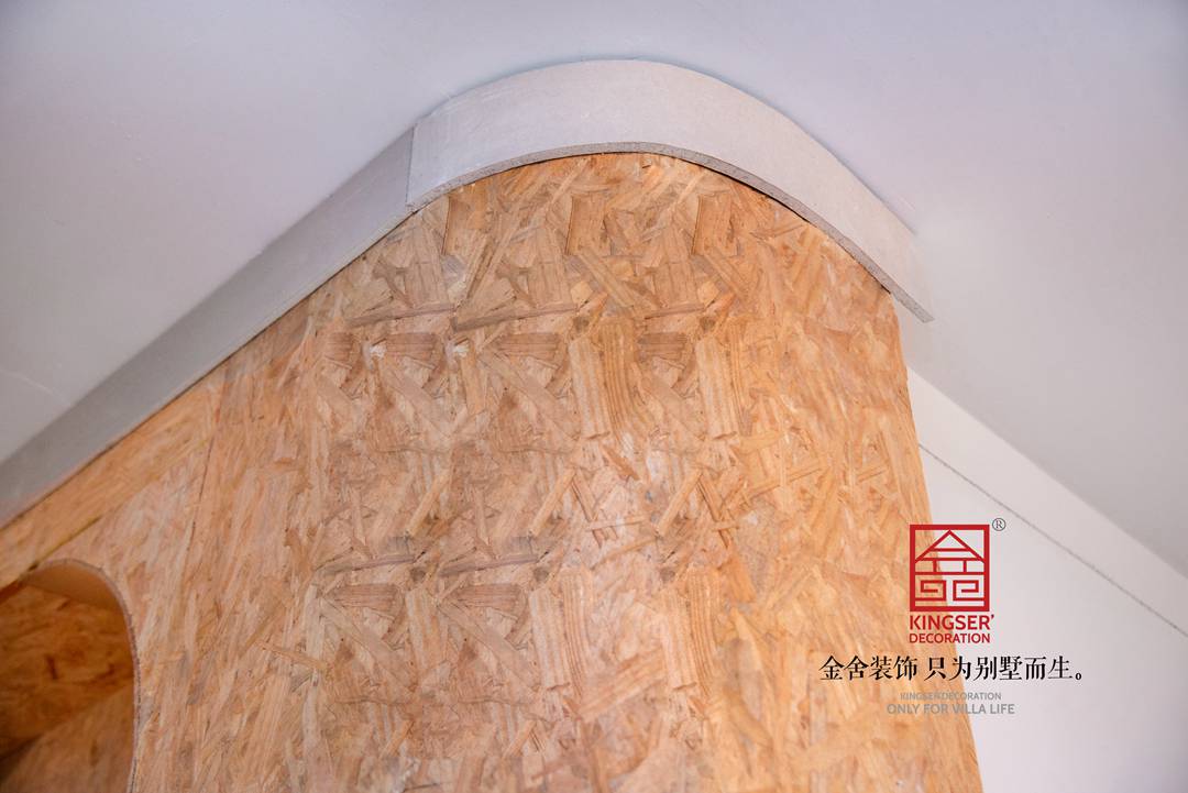 唐宮原著樣板間168平油工施工現(xiàn)場