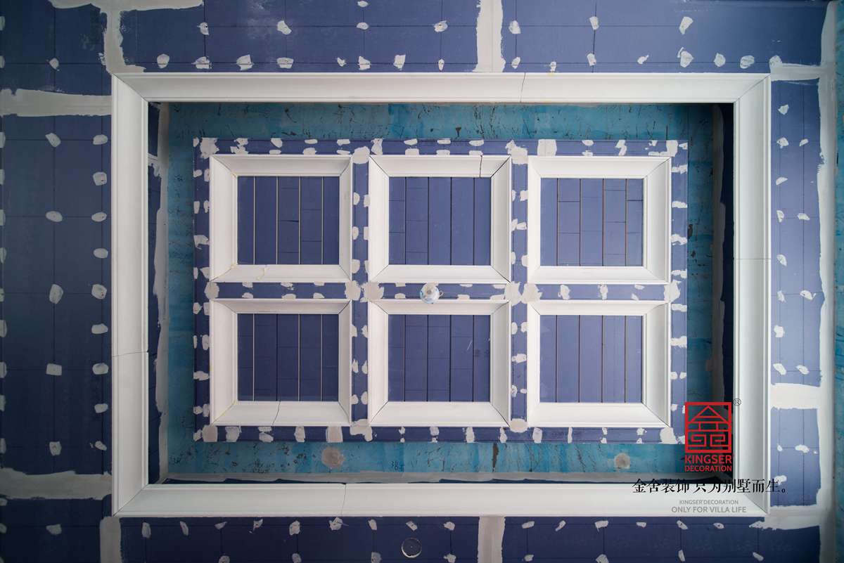 西山林語380平油工施工過程