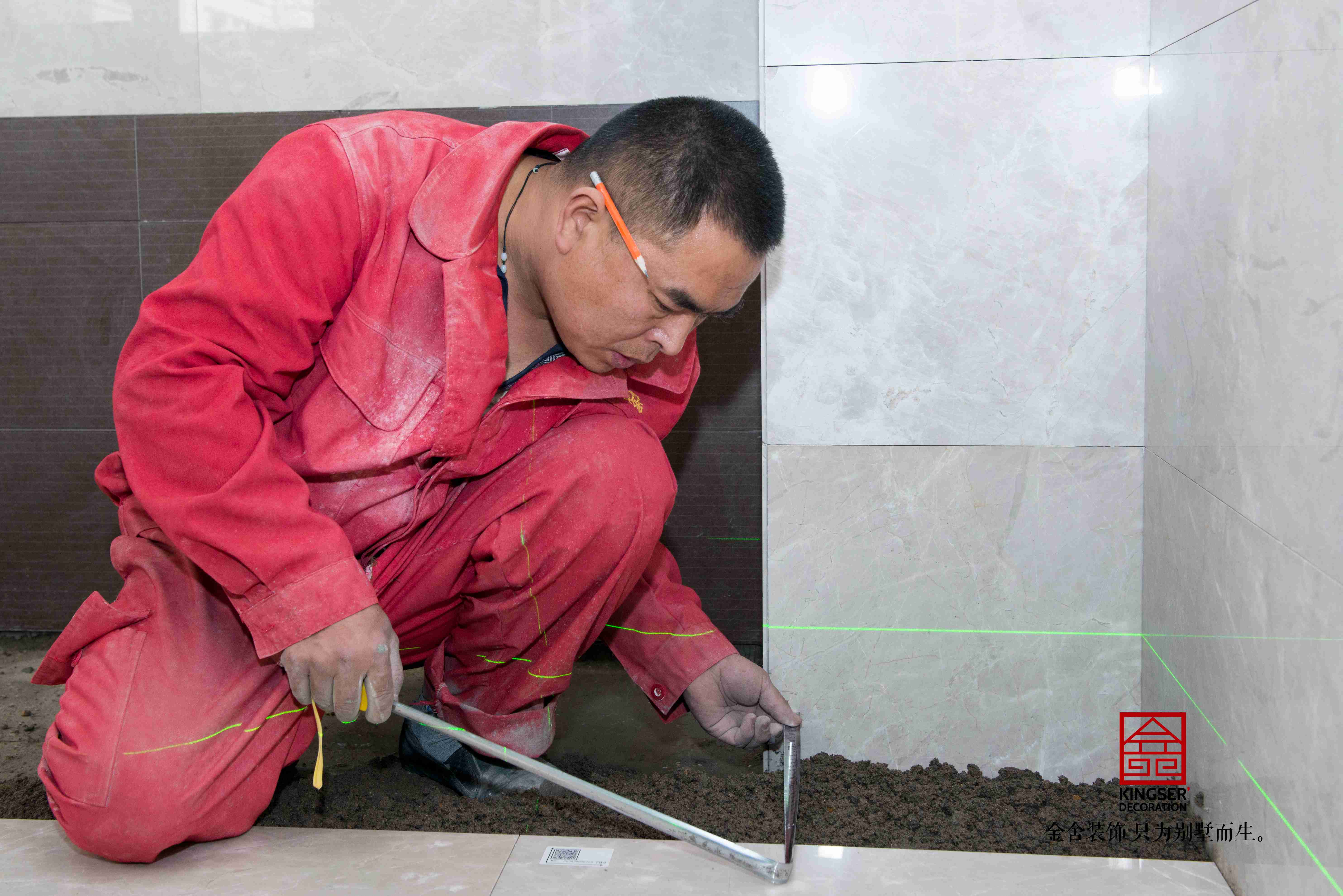 保利拉菲130平瓦工施工階段