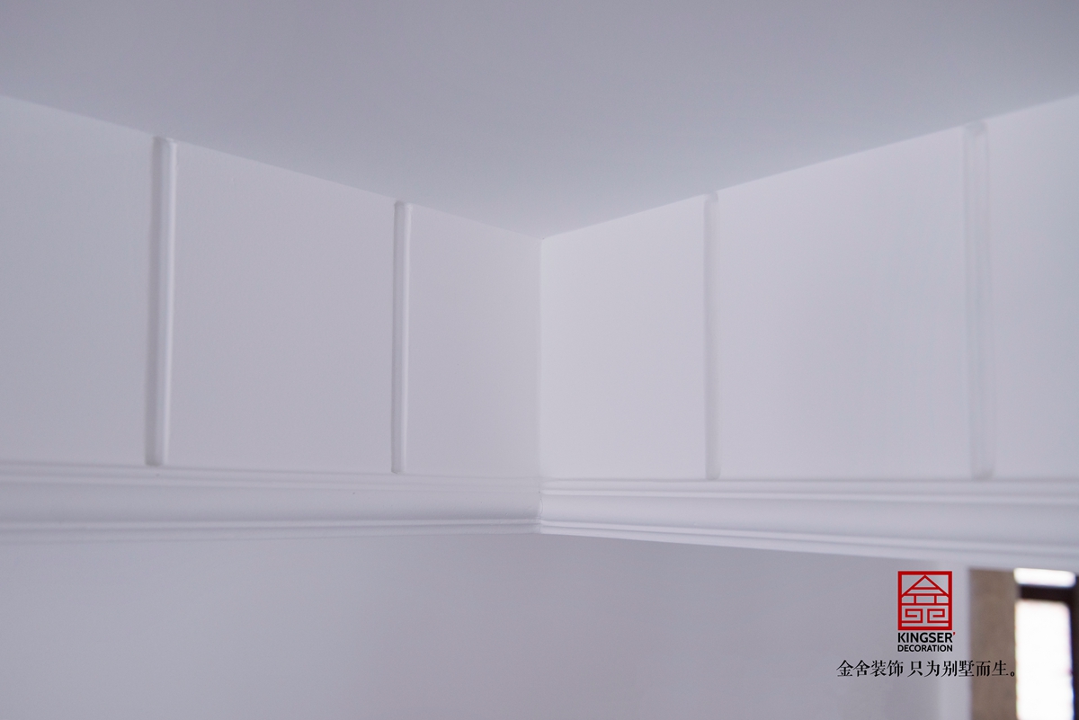 天山國賓一號130平油工施工現場