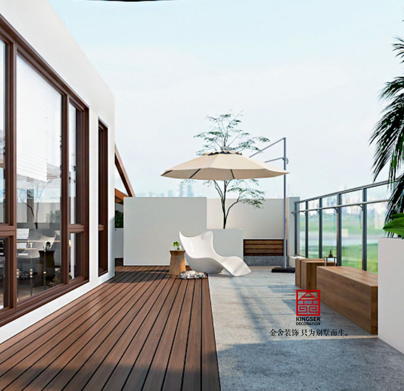 東南智匯城-現代風格-樓頂設計效果圖