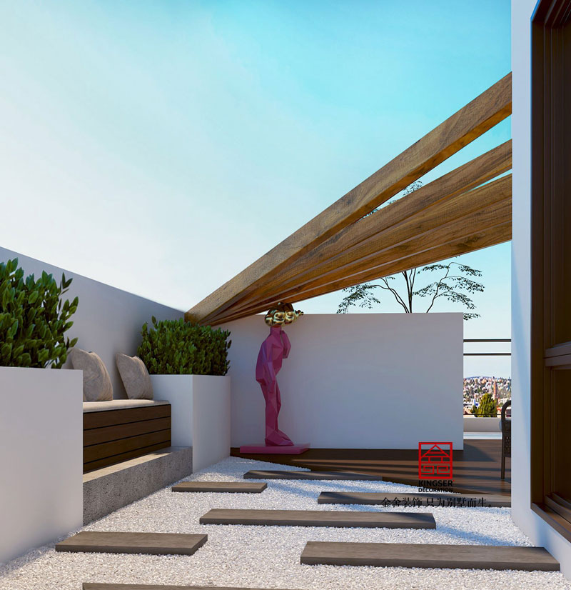 東南智匯城-現代風格-花園效果圖