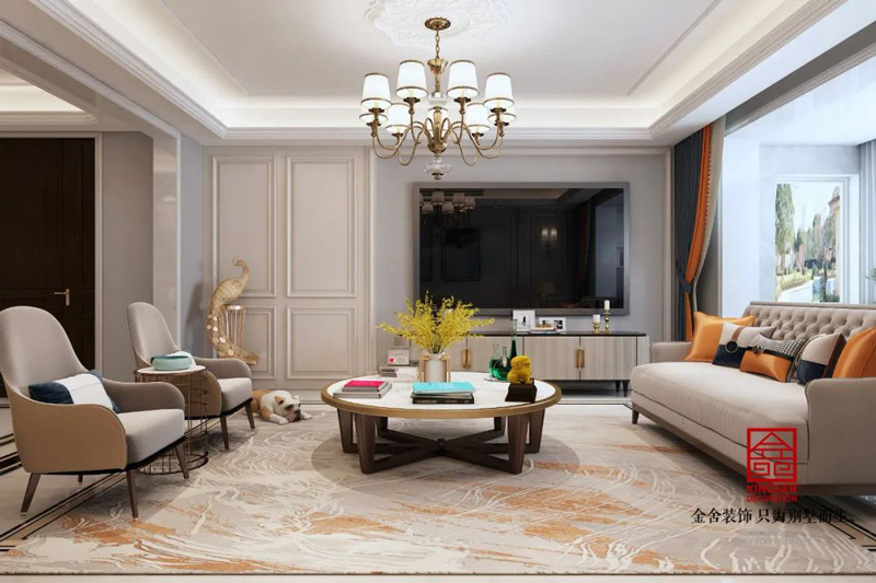 東南智匯城-現代輕奢-客廳效果圖