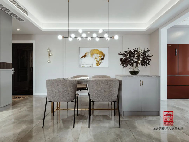 融創(chuàng)中心-輕奢風(fēng)格-餐廳裝修效果圖