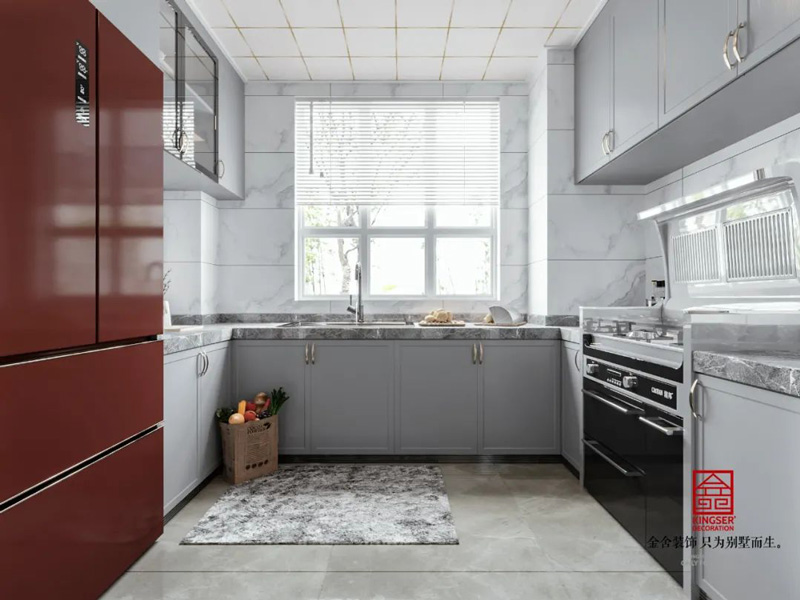 融創(chuàng)中心-輕奢風(fēng)格-廚房裝修效果圖