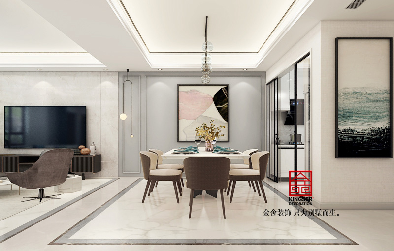 西山林語-極簡風格-別墅裝修效果圖