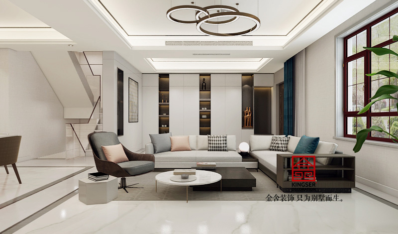 西山林語-極簡風格-別墅裝修效果圖