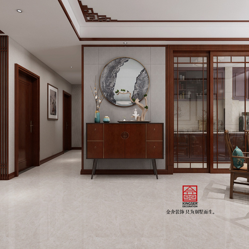 融創中心-217平米-中式效果圖