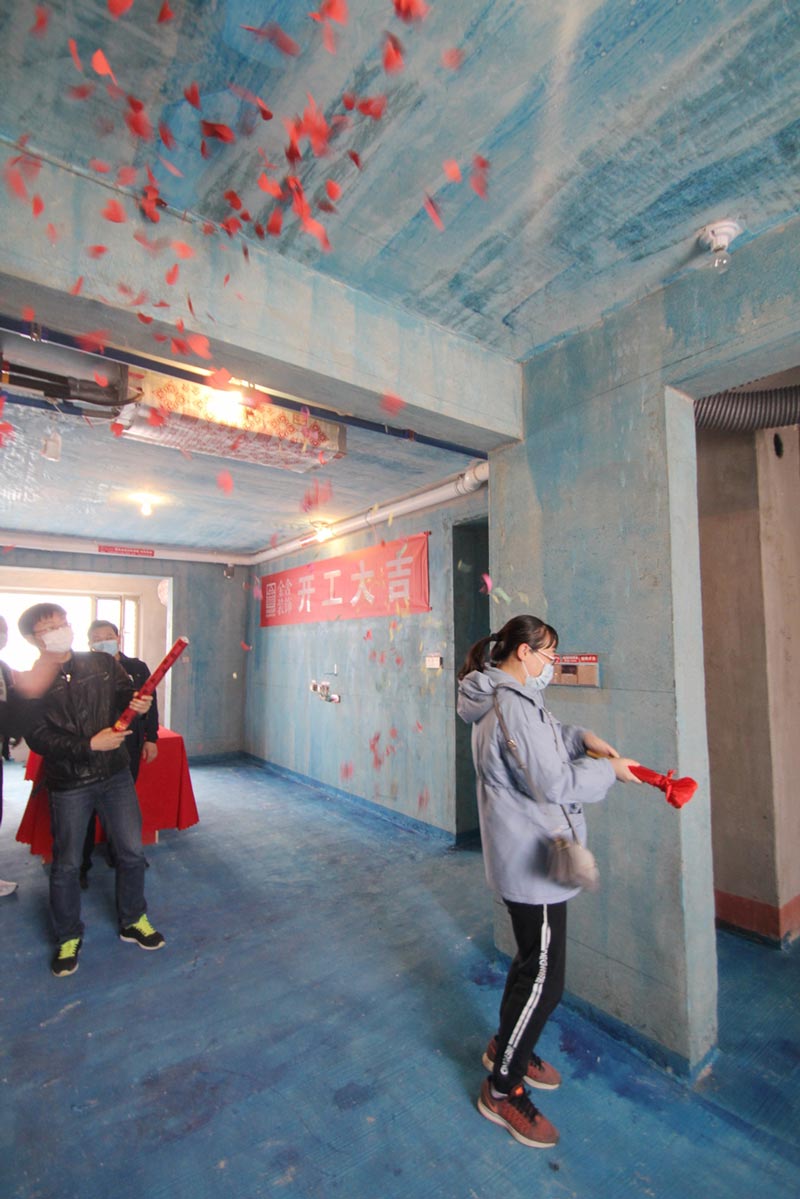 石家莊裝修工地-東南智匯城-132平米