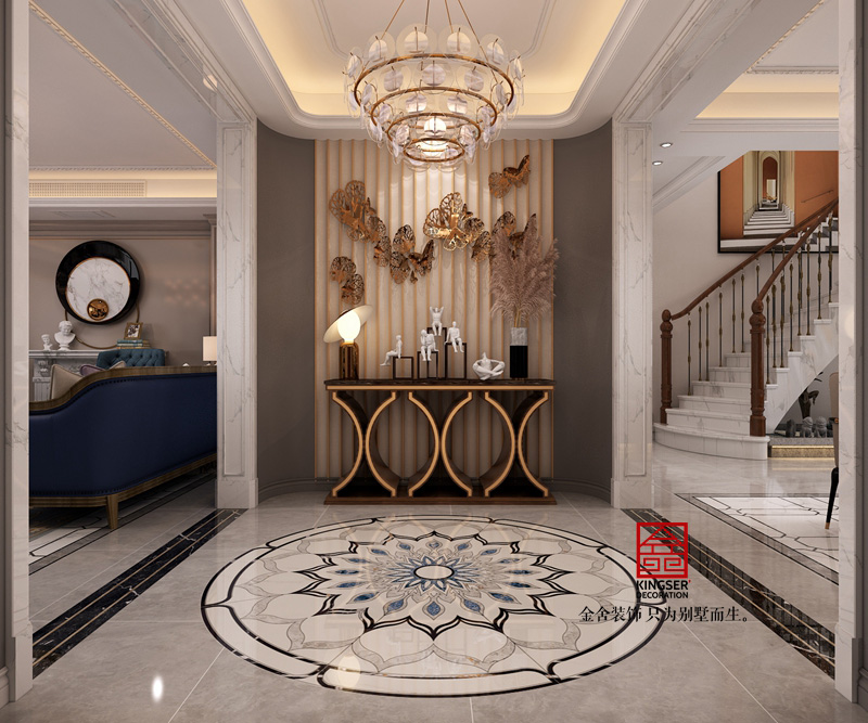 榮盛華府-新古典風格-裝修效果圖