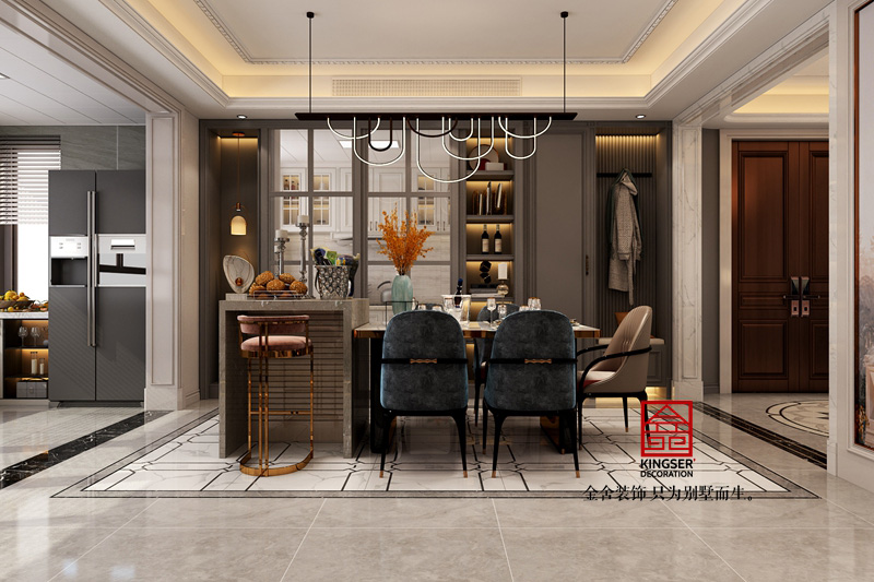 榮盛華府-新古典風格-裝修效果圖