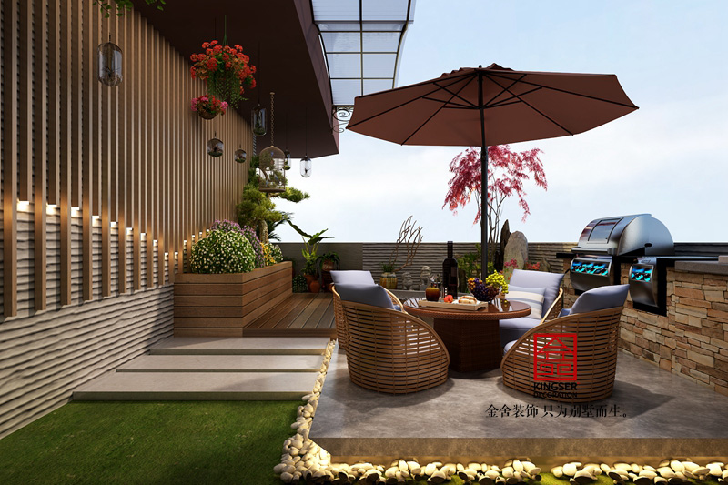 榮盛華府-新古典風格-裝修效果圖