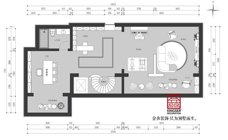 萬合名著-350平米-平面布局圖