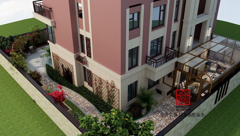 萬合名著-別墅裝修-效果圖