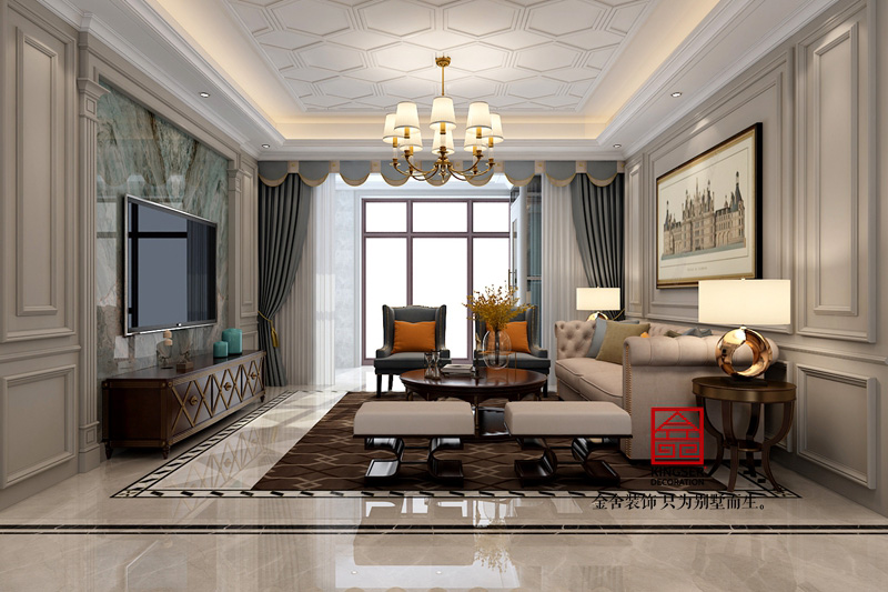 萬合名著-別墅裝修-效果圖