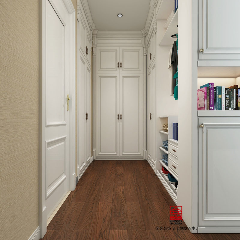 龍湖天宸原著-美式風(fēng)格-衣帽間效果圖