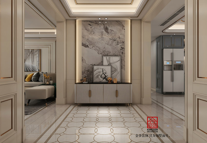 榮盛華府-美式風格-裝修效果圖