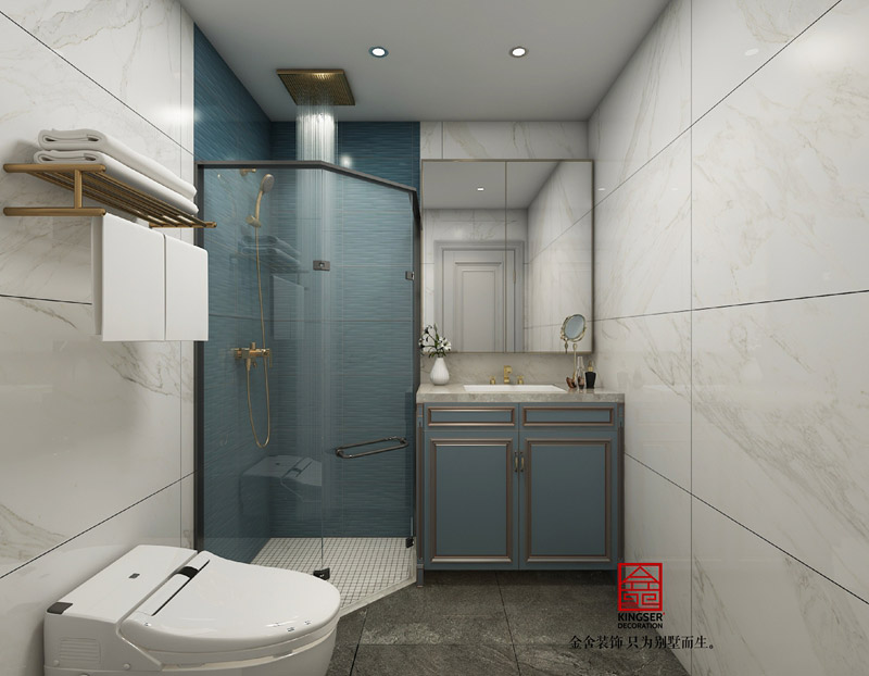 榮盛華府-美式風格-裝修效果圖