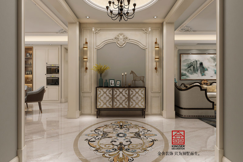 榮盛華府底躍裝修-新中式風(fēng)格-效果圖