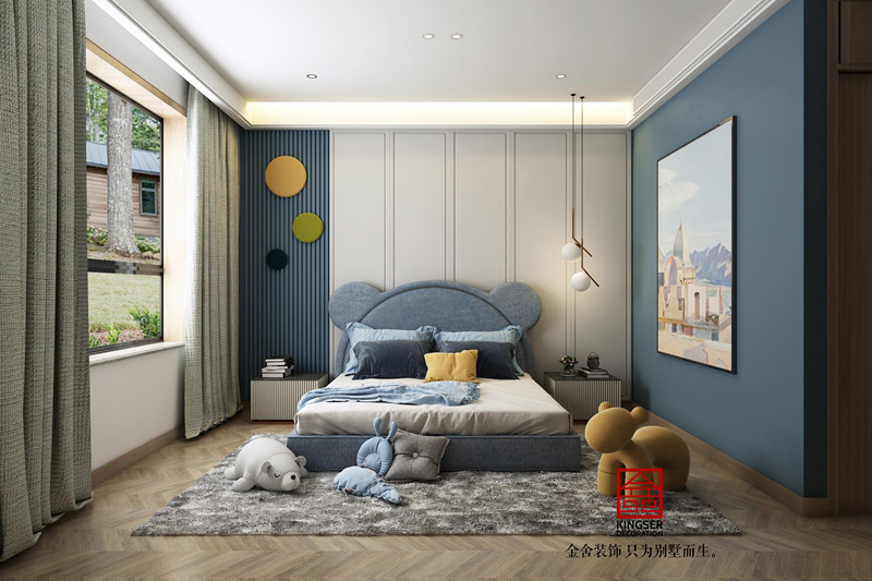 榮盛華府205平米裝修設計-現代風格-兒童房