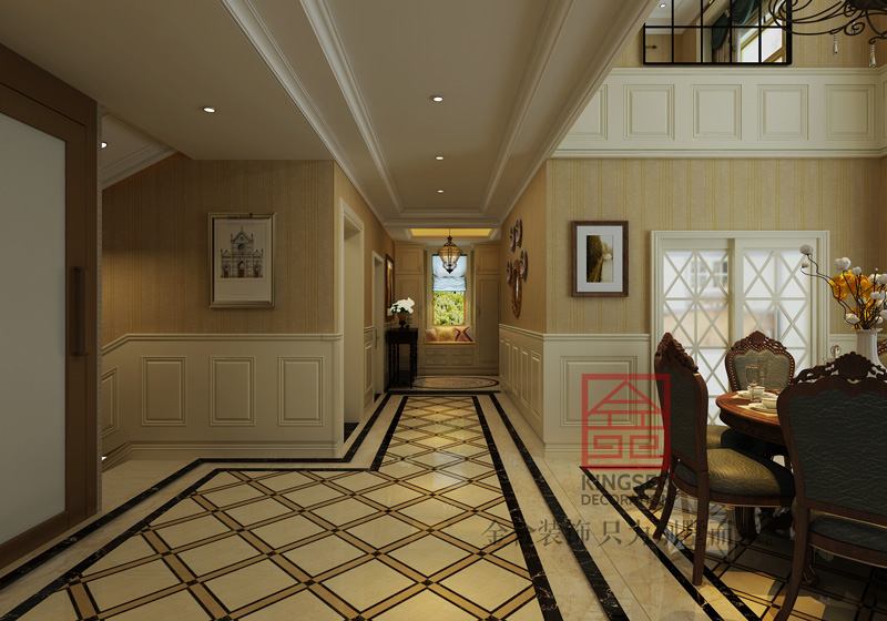 原河名墅-別墅裝修-現代簡約風格效果圖