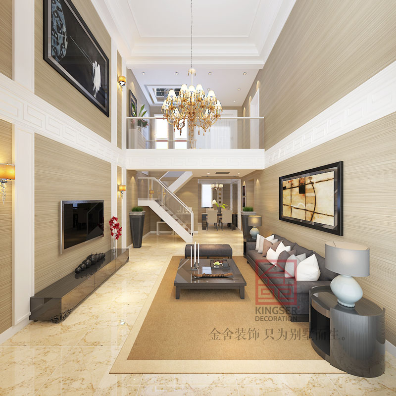 棕櫚灣262㎡現代風格裝修效果圖