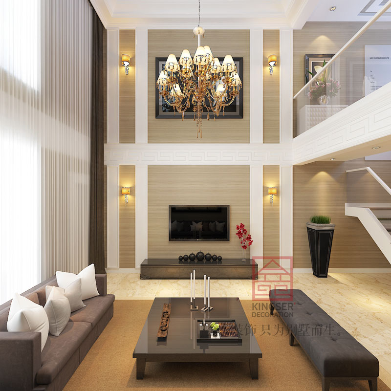 棕櫚灣262㎡現代風格裝修效果圖