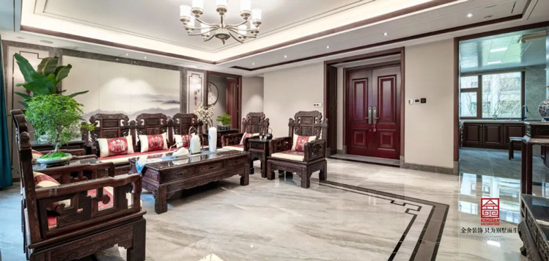 天山國賓壹號裝修-新中式風格實景圖