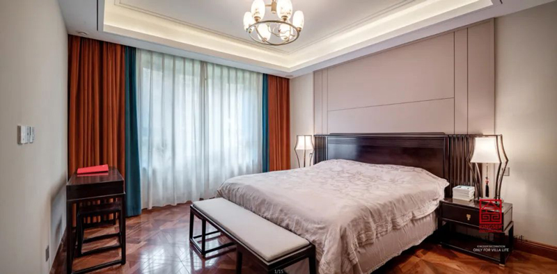 天山國賓壹號裝修-新中式風格實景圖