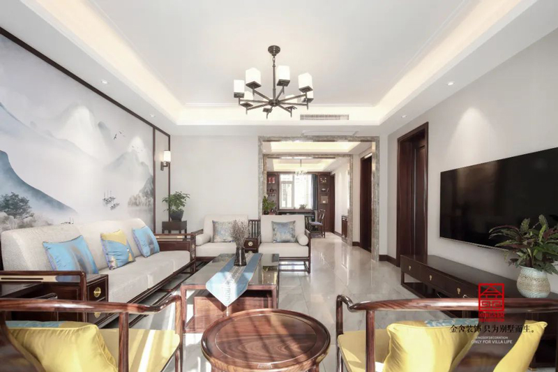 保利拉菲-新中式風格-裝修設計實景圖