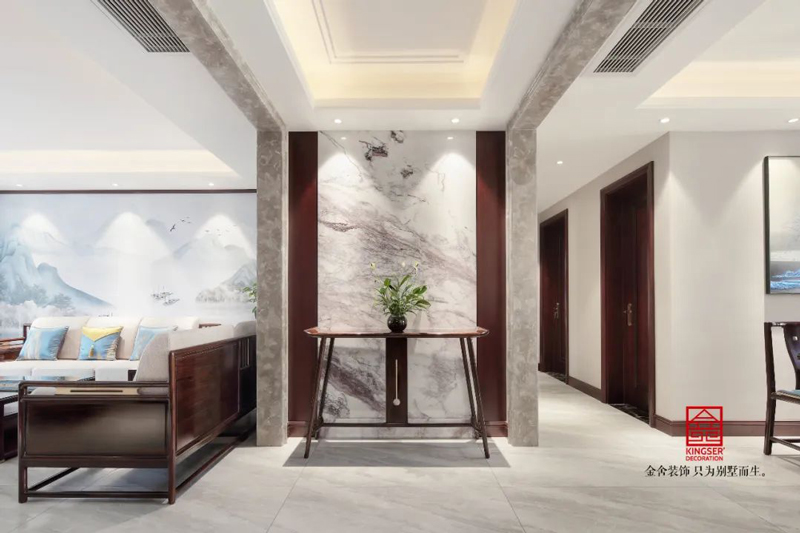 保利拉菲-新中式風格-裝修設計實景圖