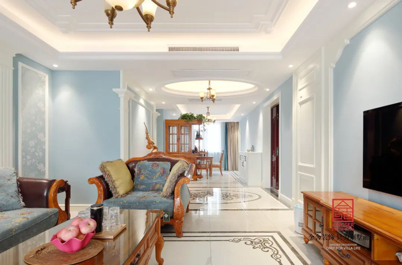 保利拉菲裝修設計混搭風格實景圖