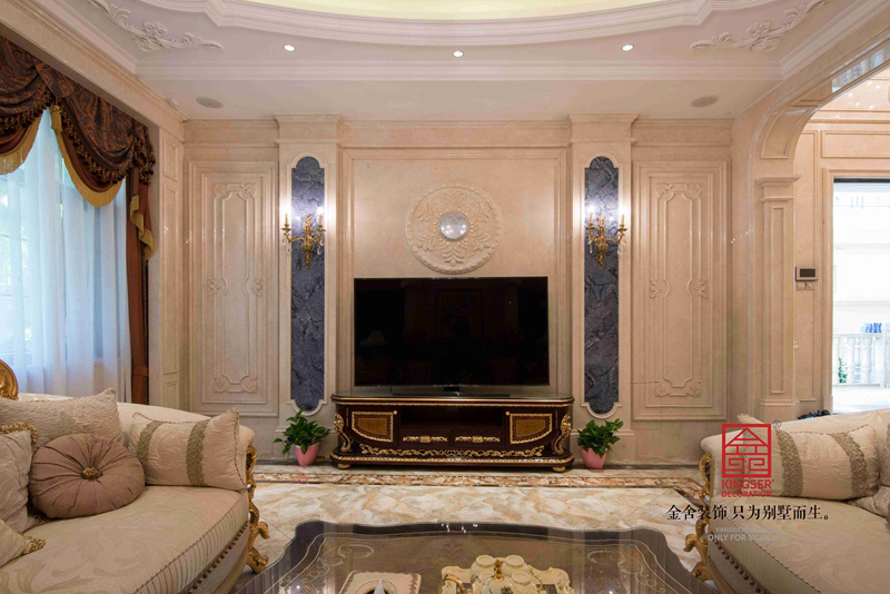 鑫界王府別墅裝修設計歐式風格實景圖