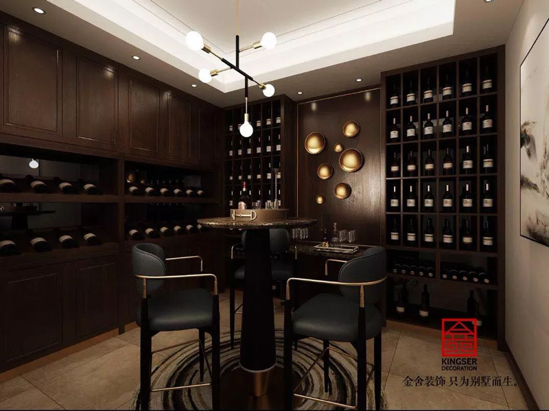 自建別墅800㎡裝修設計-簡約美式效果圖