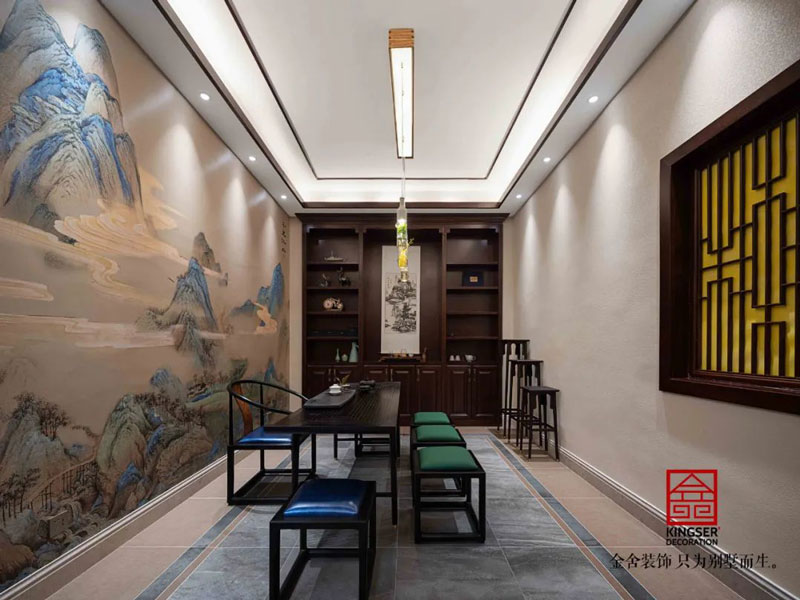 西山林語別墅裝修540㎡歐式風格實景圖