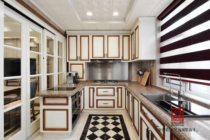 天海譽天下217㎡裝修簡約美式設計實景圖